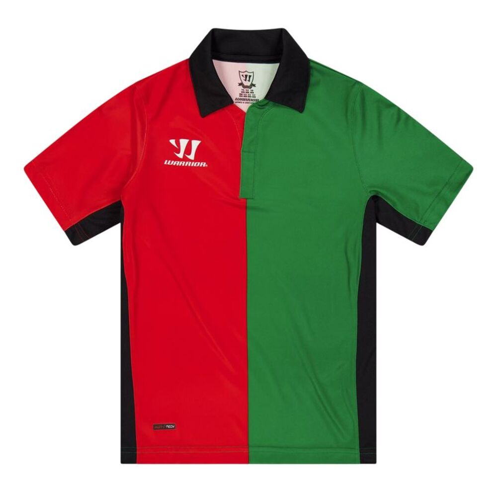 Warrior Childrens/Kids Anfield Polo Shirt / Red/Green